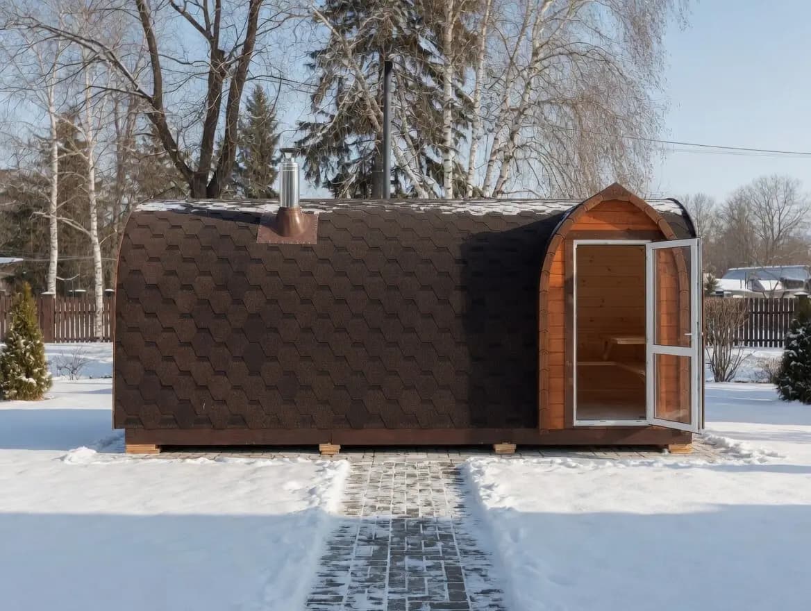 Баня-бочка Викинг 6 м